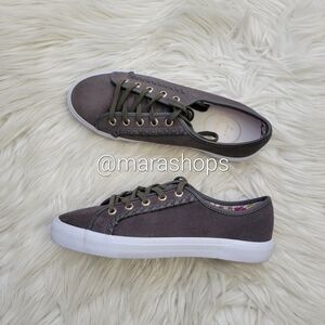 Jack Rogers Carter Grey Suede Sneakers
